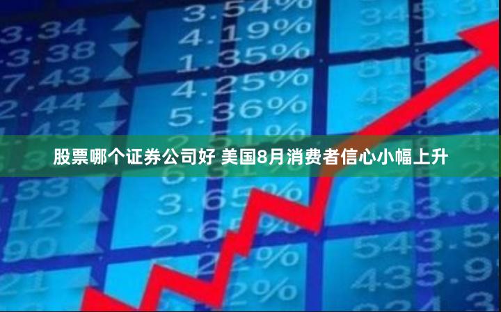 股票哪个证券公司好 美国8月消费者信心小幅上升