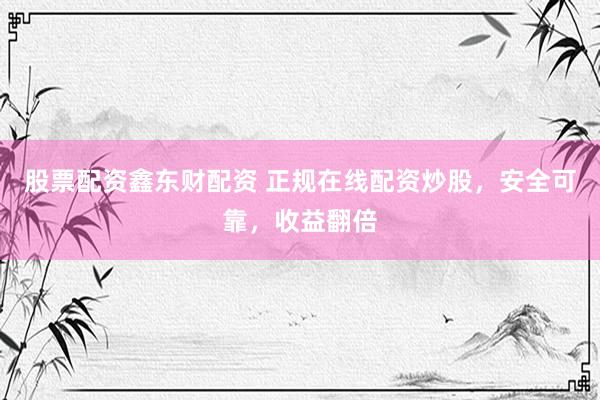 股票配资鑫东财配资 正规在线配资炒股，安全可靠，收益翻倍